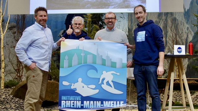 Initiative Rhein-Main-Welle auf der Boot 2023 in Düsseldorf