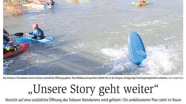Zeitungsbericht Unsere Story geht weiter