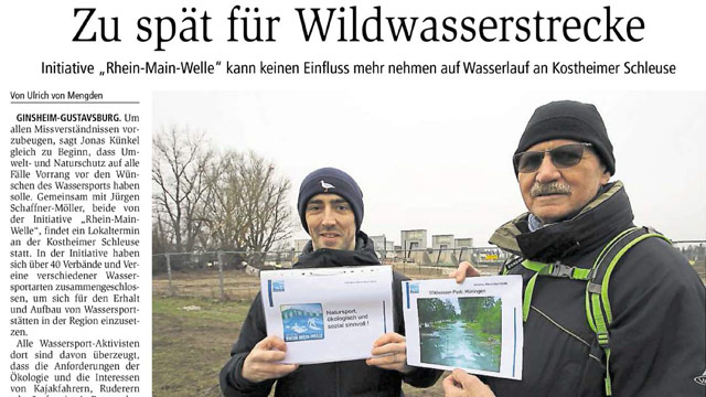 Bericht Main-Spitze Wildwasserstrecke